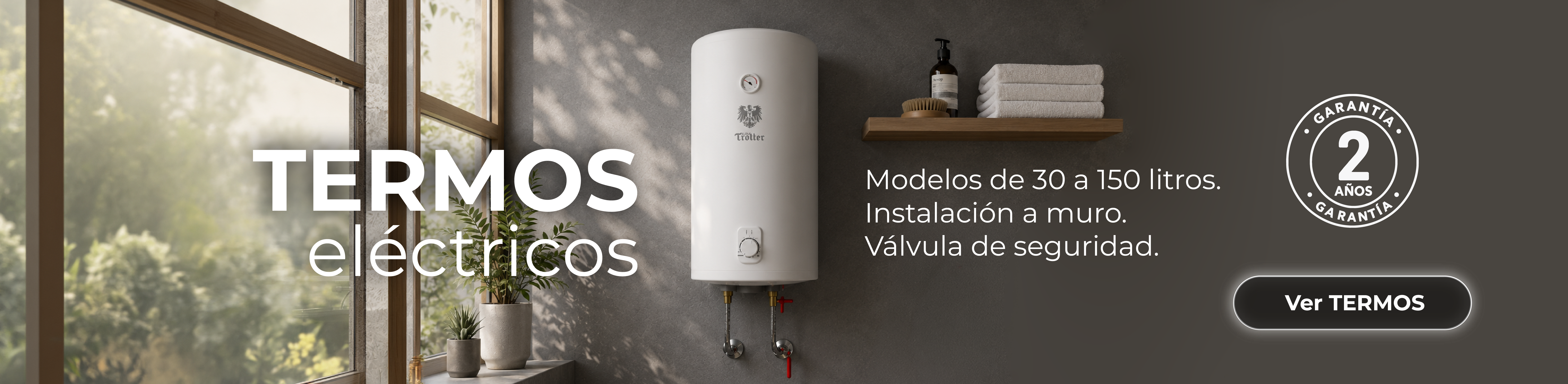 Promoción de termos eléctricos Albin Trotter